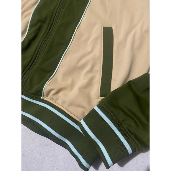 Nike Court Heritage Tennis Jacket Green / Cream / Blue Size Large - Picture 4 of 6